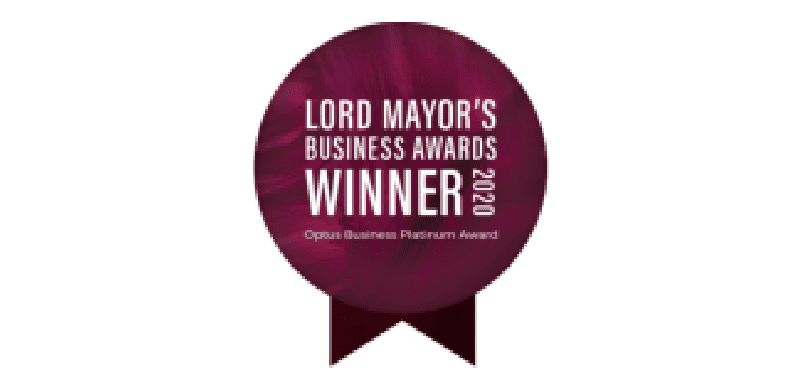 2020 Winner LMBA Optus Business Platinum Award