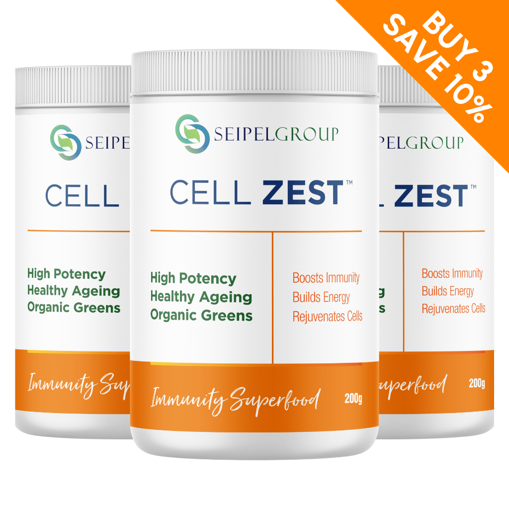 3 Cell Zest bottles with buy 3 save 10% graphic