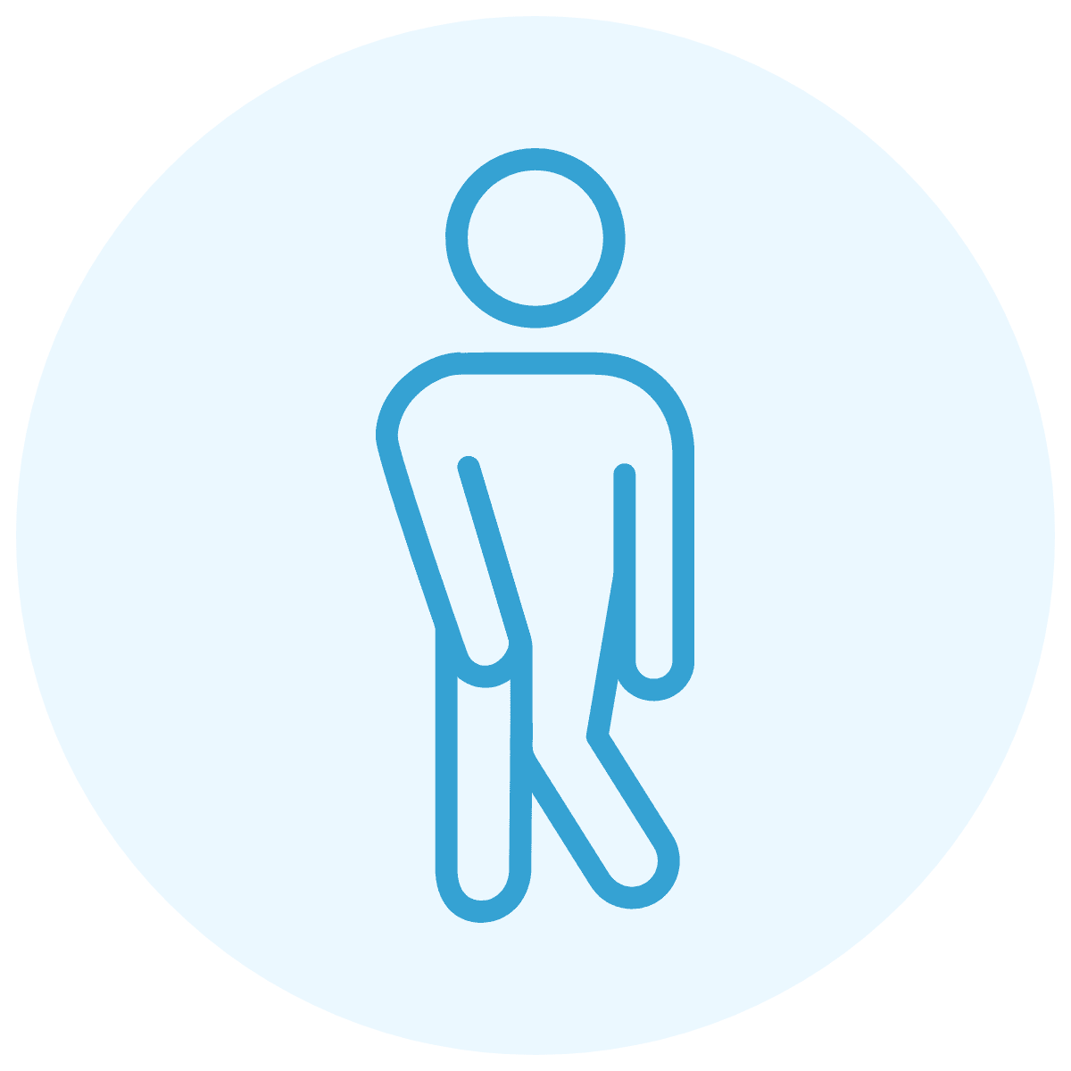 Frequent and sudden urges to urinate icon