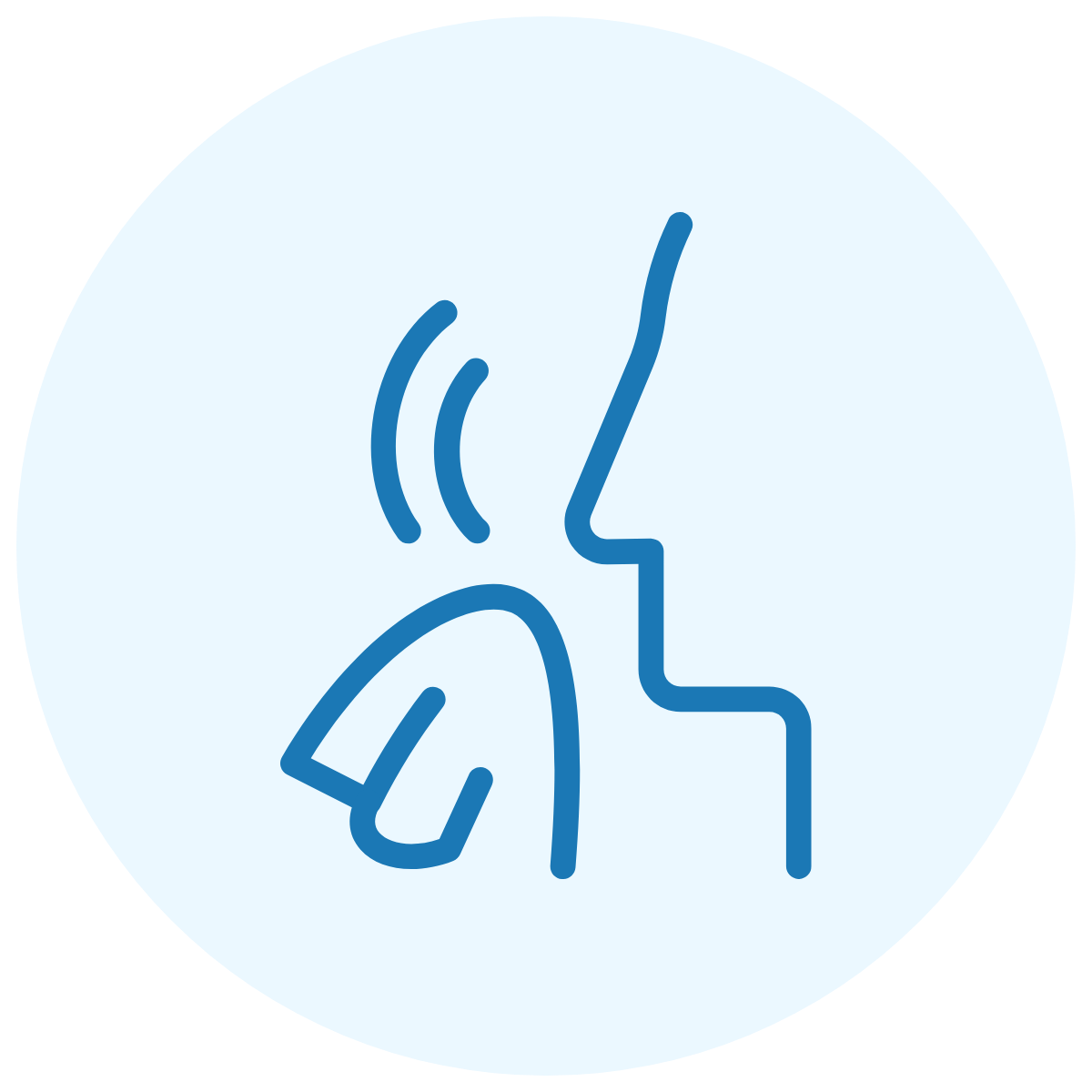 Stress urinary incontinence icon