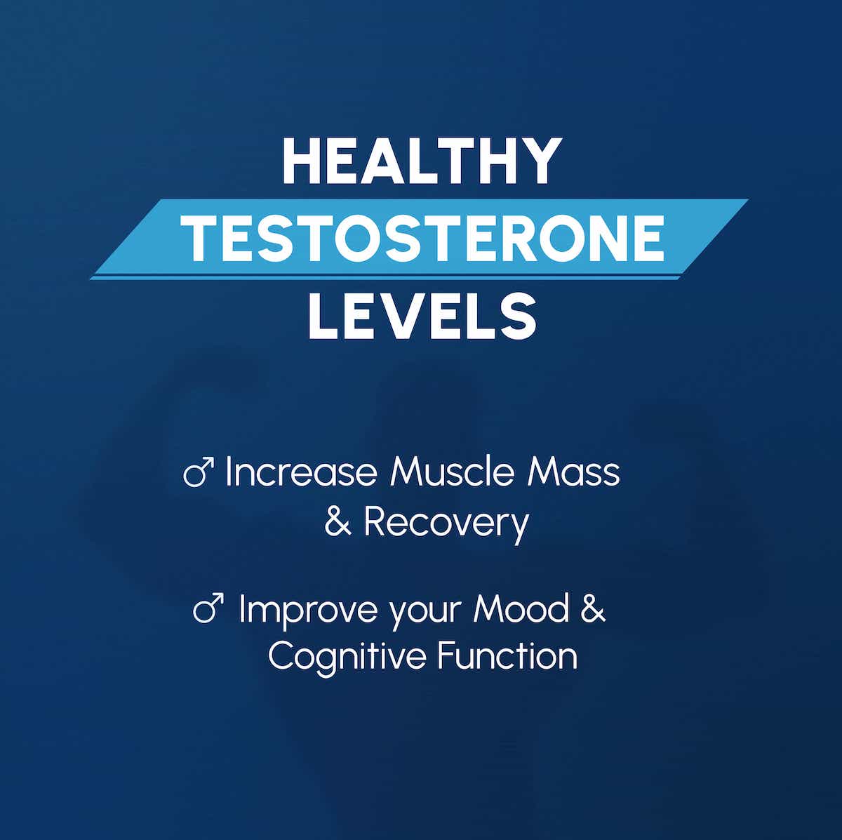 Virility Max healthy testosterone levels graphic.