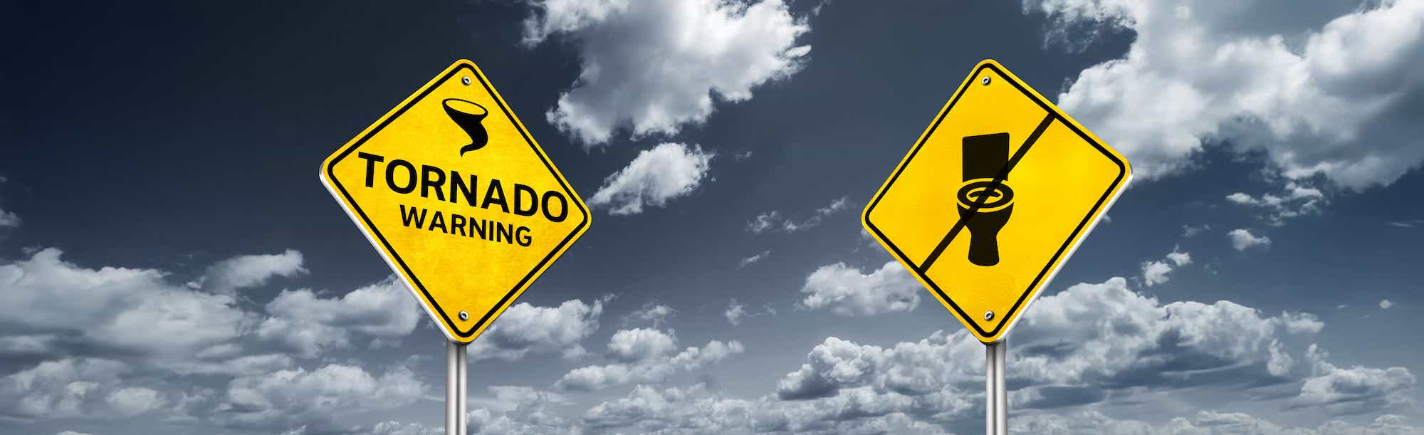 Would you be more scared of a tornado or a bladder accident?