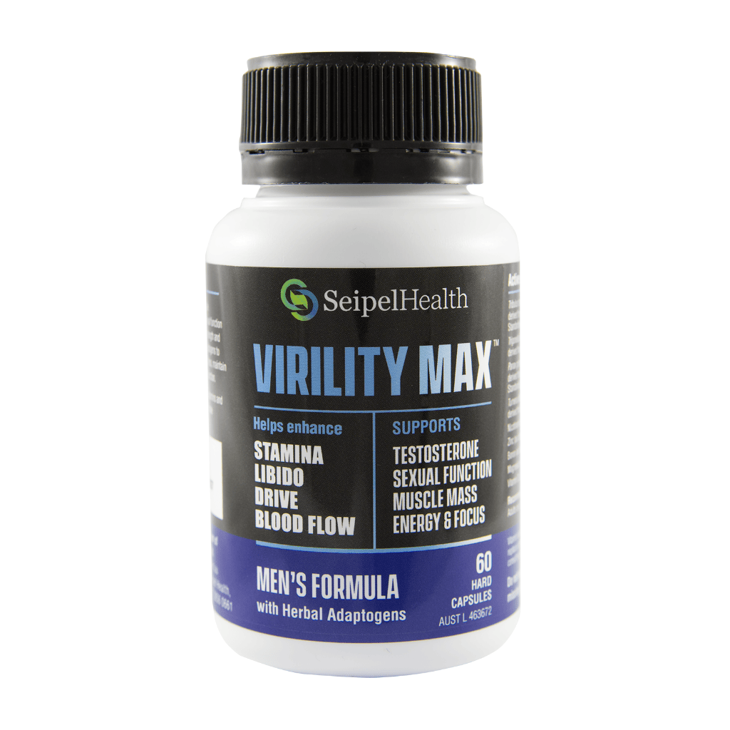Virility max bottle - improves stamina, labido, drive, blood flow, testosterone, sexual function, and muscle mass